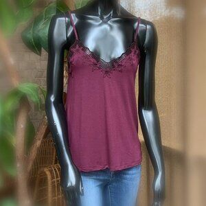 American Eagle Outfitters Women's Soft & Sexy Burgundy Tank Camisole Sz XS